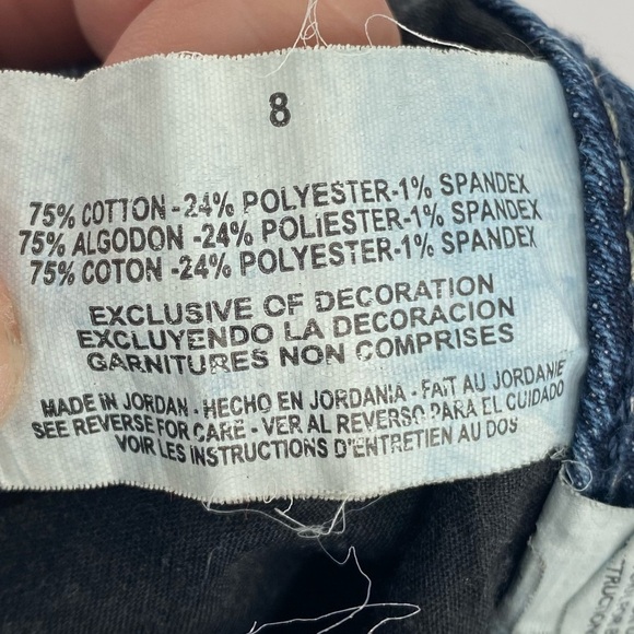 Nine West Annette bell bottom bootcut denim jeans 8/28 - Picture 6 of 7